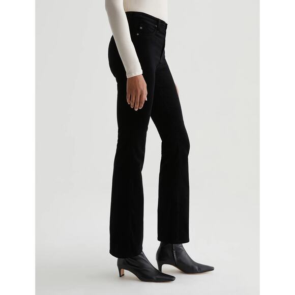 $245 AG Jeans Farrah Boot Velvet Super Black - 27 - Picture 4 of 13